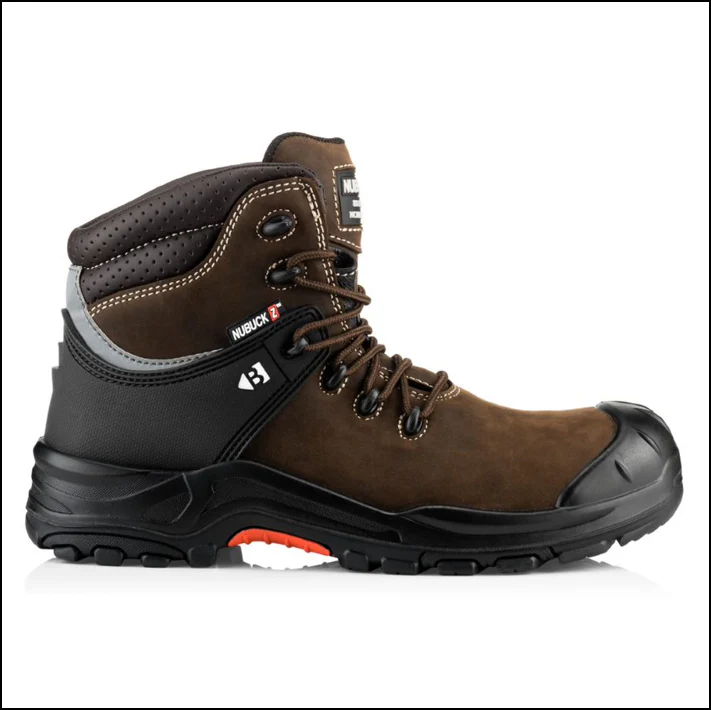 Buckler Nubuckz Brown Safety Lace Boot - Image 3