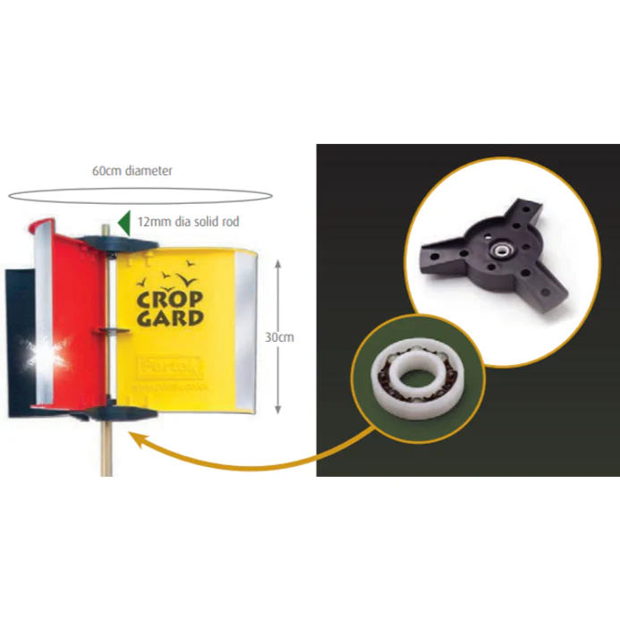 Portek PO-036 Wind Driven Crop Guard - Image 4